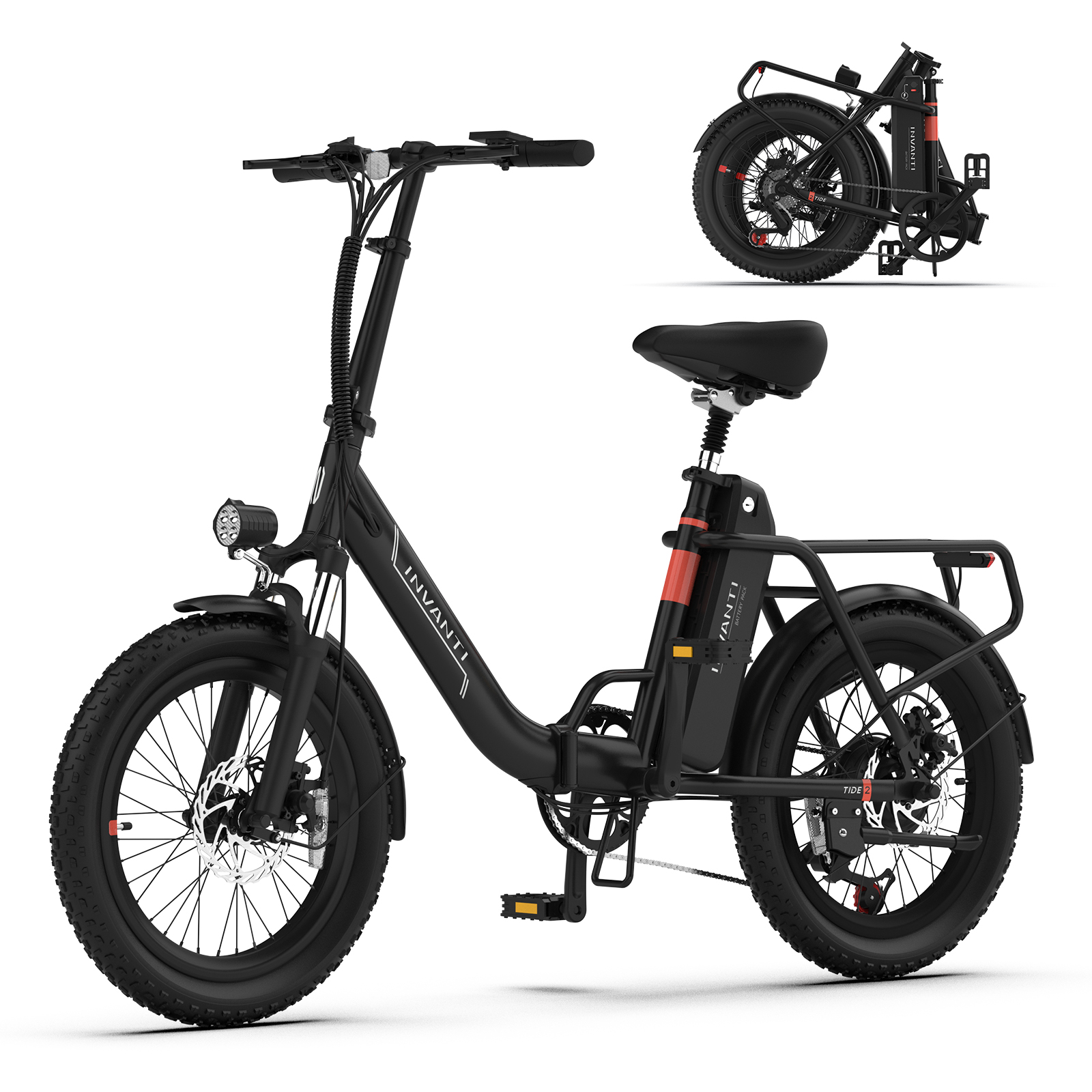 Tide 2 Classic Peak Power 1000W 48V 150kg Load Foldable Electric Road Bike