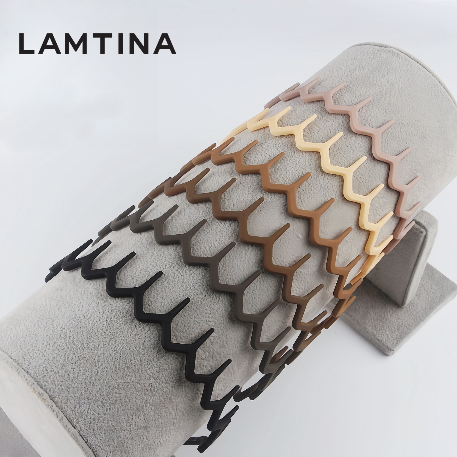 Skylark Network Co., Ltd. Wavy Toothed Headbands Beautiful Pure Color Frosted Matte Hair Bands