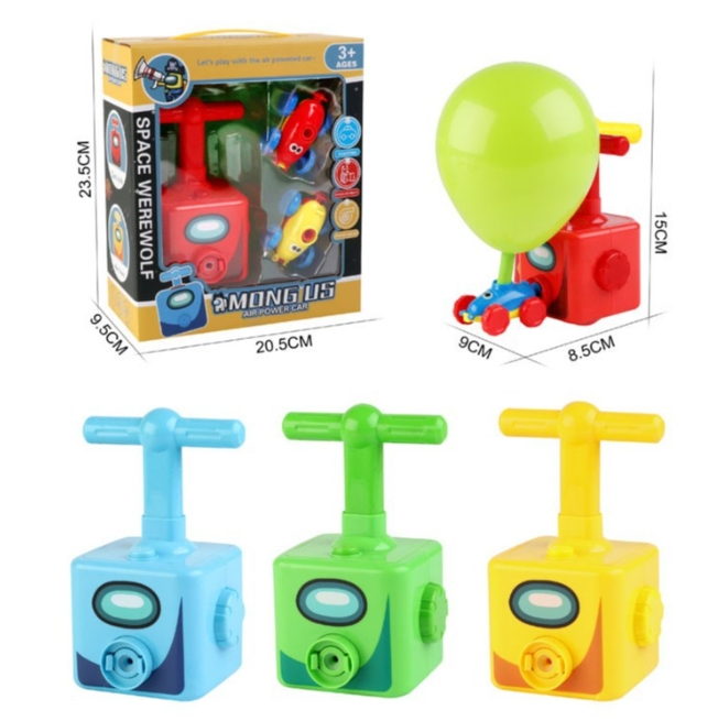 Shenzhen Aurora Technology Limited 2024 hot sell Kids Educational Balloon Party Favor Plastic Hand Inflator Machine Balloon Rocket Launcher Pump Toy Set