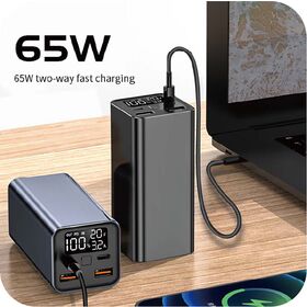 Shenzhen Techoss Technology Co.,Ltd Factory OEM ODM Wholesale Quick Charge 4 in 1 Multifunctional Digital Display 16000mAh 18000mAh Power Bank for mobile phone