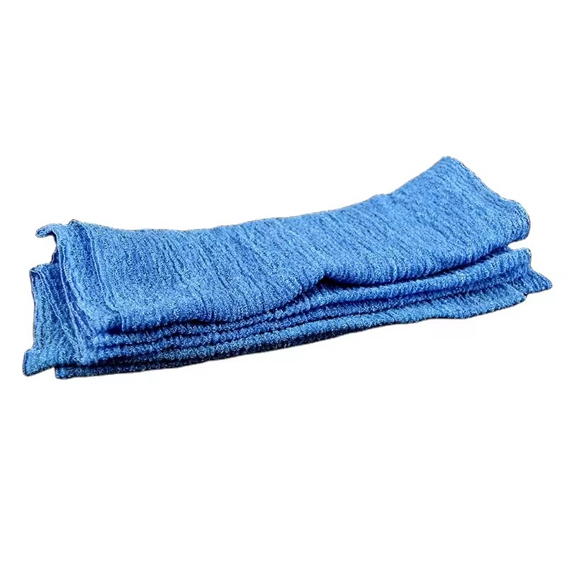 Japanese-style High-quality Solid Color Coarse Sand Bathing Foam Net Fiber Mesh Washcloth Cleaning Bath Towel