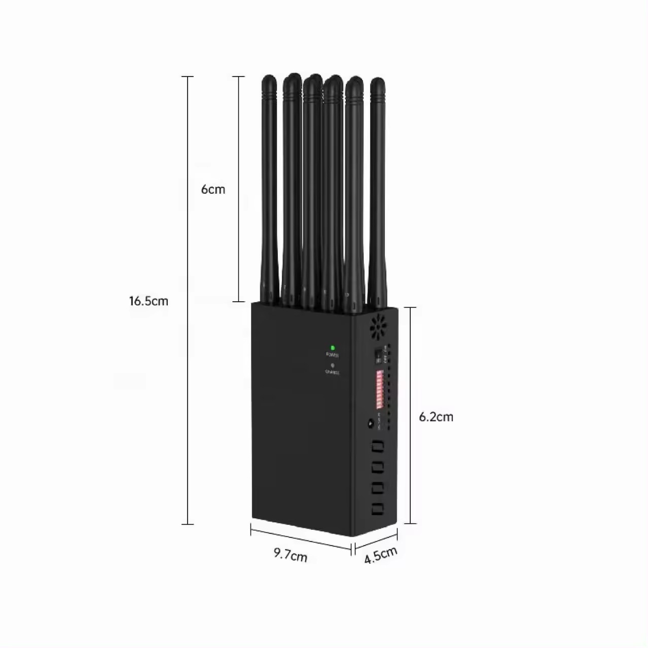S6 Wireless signal repeater CDMA/GSM/DCS/2G/3G/4G/WiFi/GPS/Beidou 6 Antennas signal
