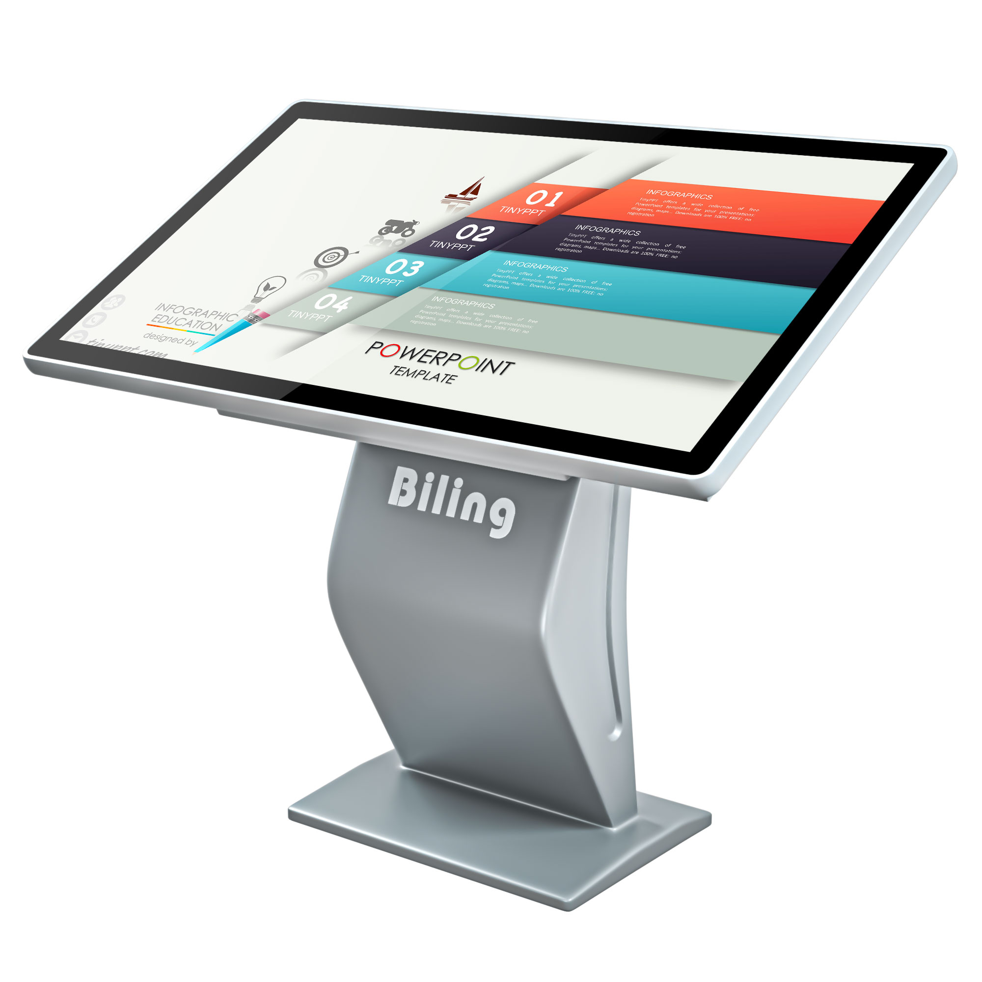Shenzhen Gemdragon Display Technology Co., Ltd. 55 Inch Android LCD Indoor Horizontal touch screen Floor Standing Digital Signage Kiosk for Advertising