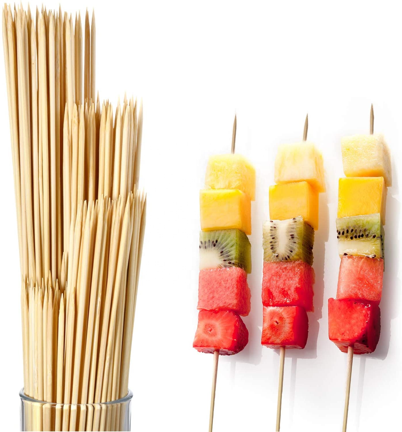 Bamboo Yantai Co., Ltd. Jinjiang A grade mao bamboo sticks 5mm diameter kebab skewer for hot sale