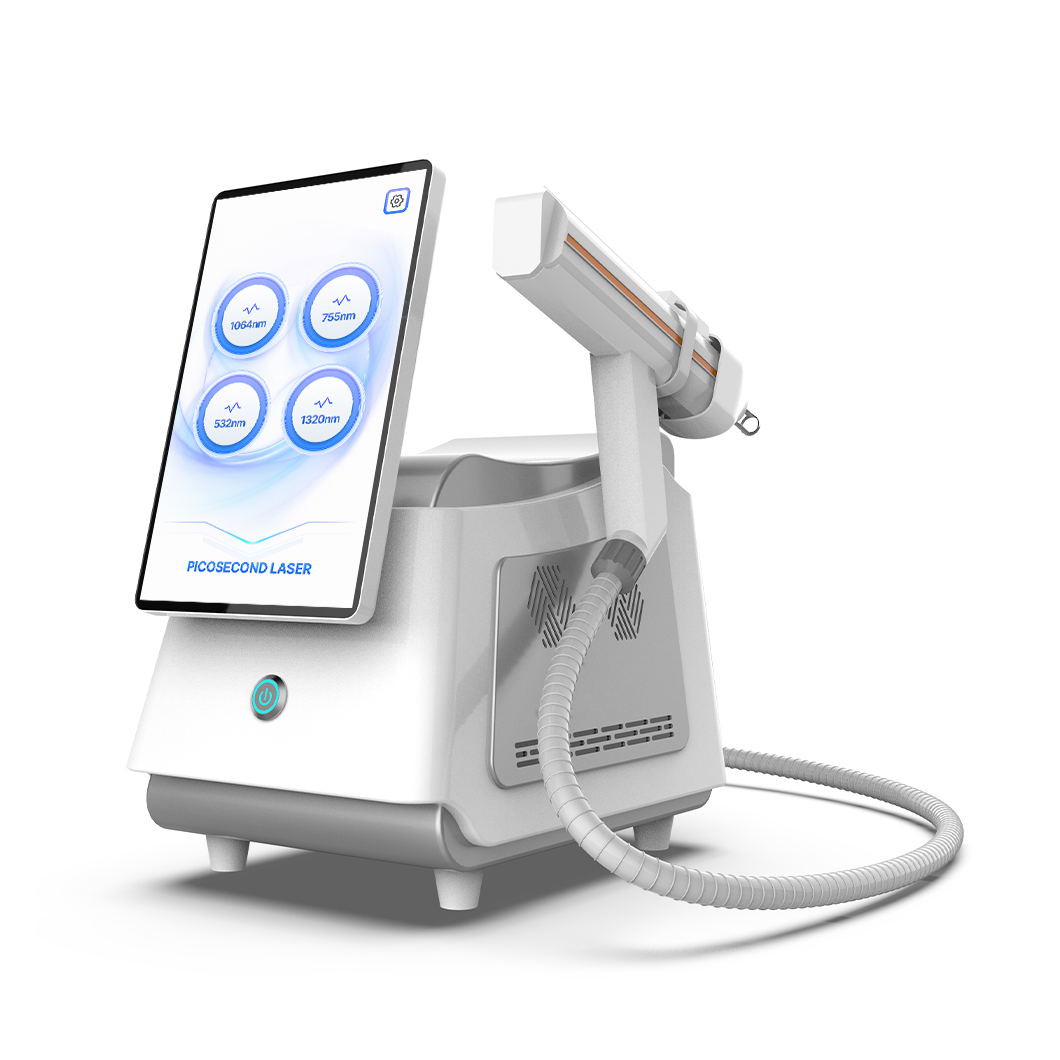 Beijing Perfectlaser Technology Co.,Ltd Salon Pico Laser 1064 Q Switch Professional Portable Carbon Peeling Q-switch Nd Yag Picosecond Laser Tattoo Removal Machine