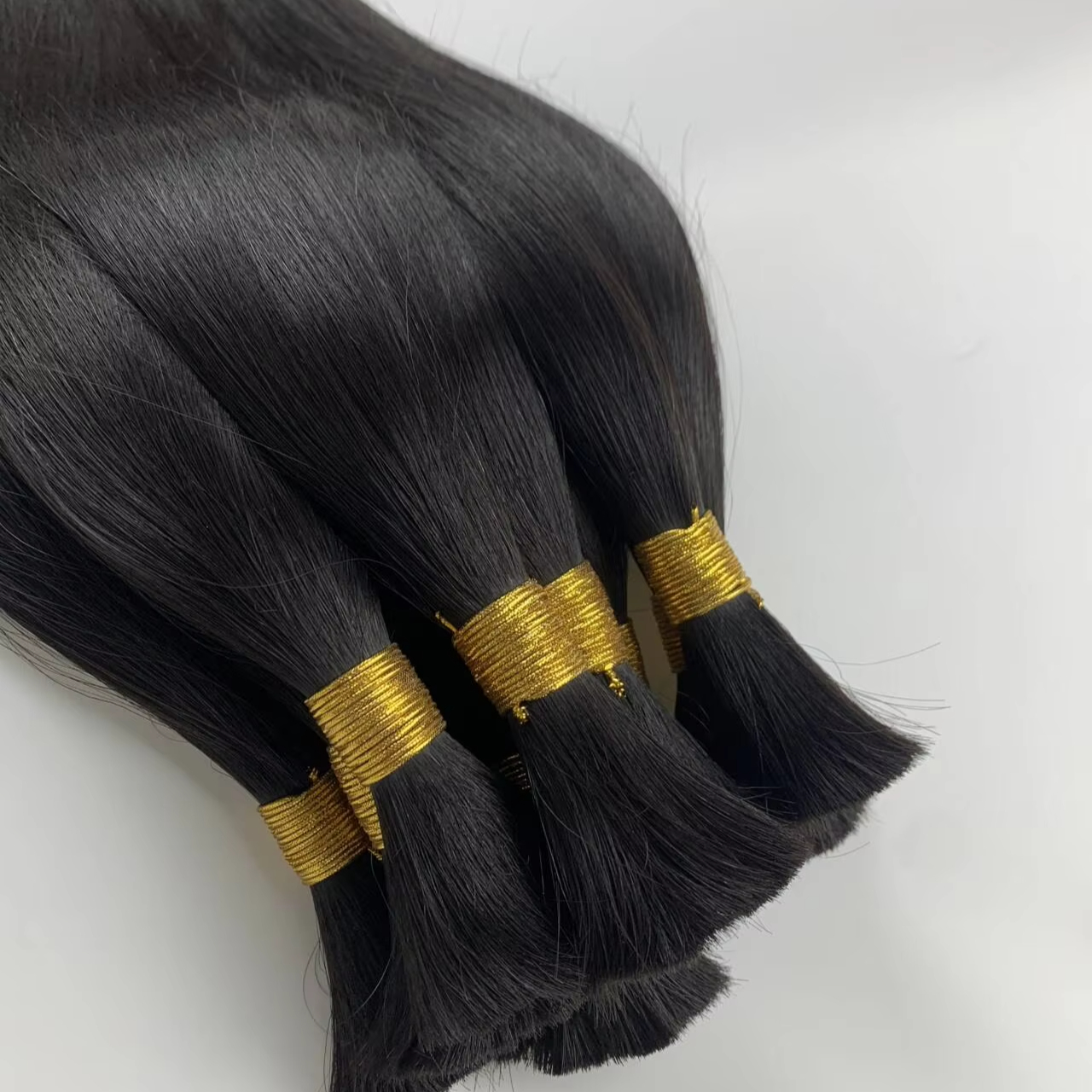 Xuchang Beautyhair Fashion Co., Ltd. 100% Human Hair In Bulk Natural Brazilian Hair Bulk Extension Raw Indian Human Hair Bulk Unprocessed