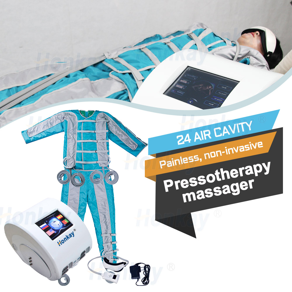 Guangzhou Huang-Kai Technology Co., Ltd. 24 Air Chamber Presoterapia Pressotherapy Trouser And Pressotherapy Lymph Drainage Pants Lymphatic Drainage Machine