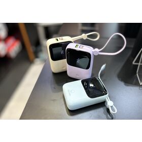 Company - Hugh Sutherland Wood Customized PD20w 10000mAh fast charging Power Bank wired Type-C/ lightning,usb/type-C/Micro Port Portable Charger digital display