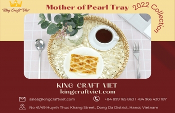 KING CRAFT VIET Mother of Pearl Tray