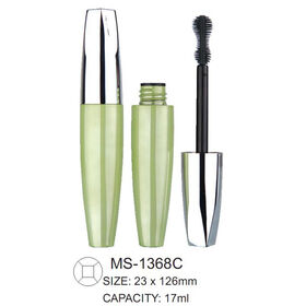 MS-1368C cosmetic packaging mascara container 17ml with Silicone brush