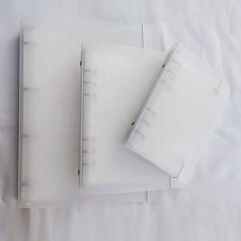Digi-in Digital Technology Co. Ltd China Manufacturer Transparent PP Blank Cover A5 A6 A7 Double Sided Reusable Scrapbook Sticker Release Paper Book