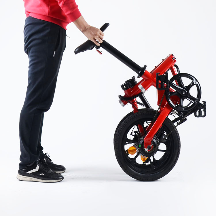 Changzhou Hoya High-Tech Co., Ltd. City 36V 16 Inch 250W 350W Electric Bicycle mini Bicycles With Disc Brakes Foldable Electric Bicycle Best Quality