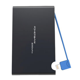 Shenzhen Topband Co., Ltd Best sale portable power bank 3000mAh for iPhone/iPad/Samsung/BlackBerry/HTC