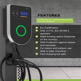 Shenzhen Tenwell Technology Co., Ltd. SUBWAY Home use app with intelligent bluetooth control 22KW EV wallbox