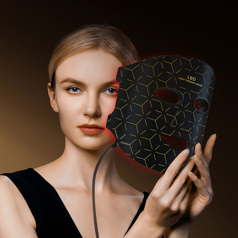 High quality led face mask whitening face mask care 850nm near infrared red light therapy for home use beauty equipment