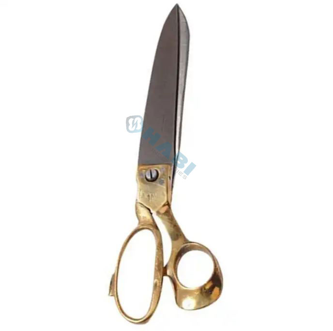 Brass handle Multi Purpose Tailor Scissor Stainless Steel Sewing Fabric Leather Dressmaking Shears Tailor Scissor