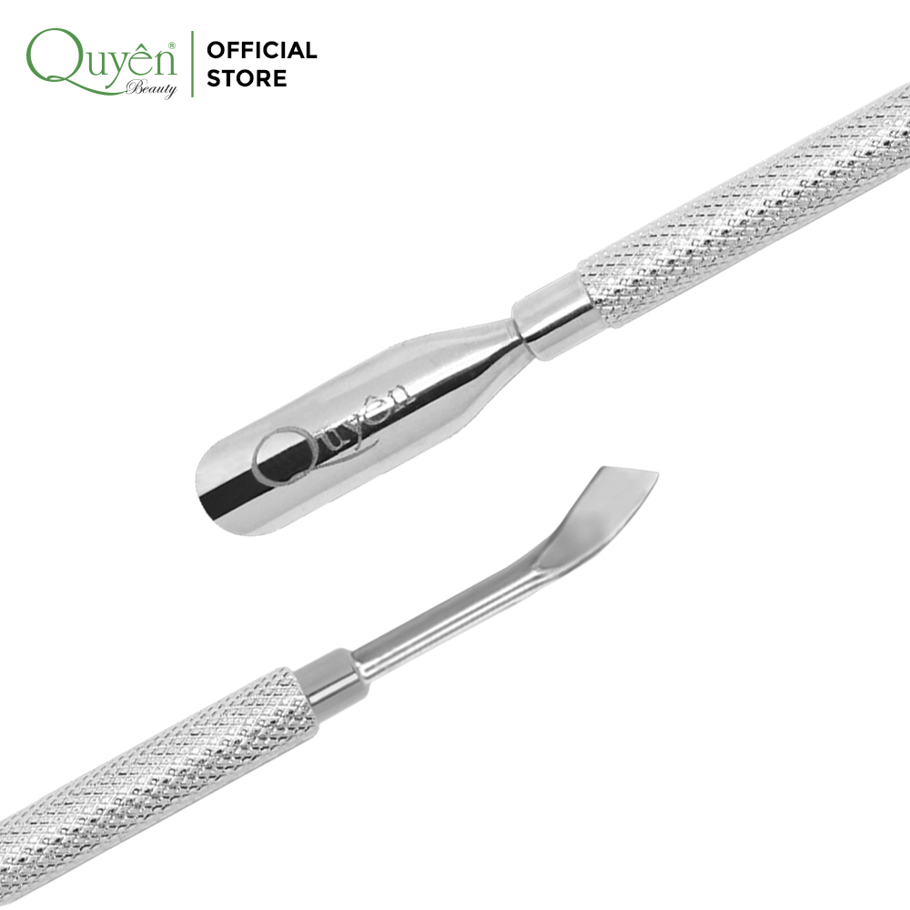 Professional Nail Art Salon Beauty Tool Stainless Steel Cuticle Pusher S-711 Easy-to-Use Plastic Blister Cleaner Manicure Quyen