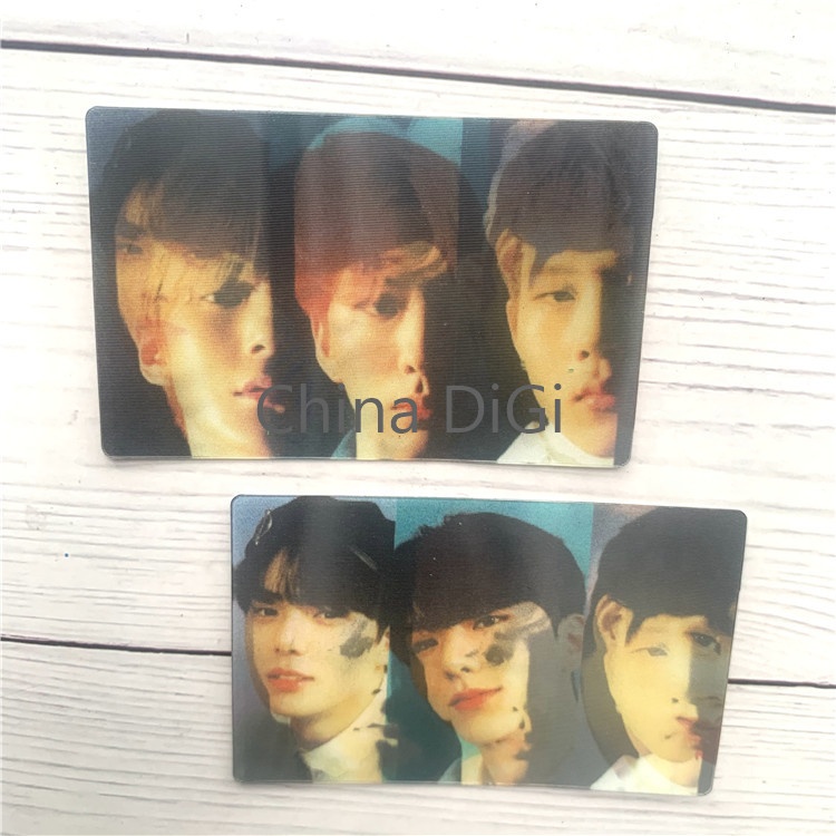 Digi-in Digital Technology Co. Ltd China Professional Plastic PVC Custom Anime Printing Photocard Lenticular Card