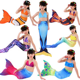 Polywell Textiles (International) Co., Ltd Party Swimsuit Princess Mermaid Tail Suits Girls' Swimsuit